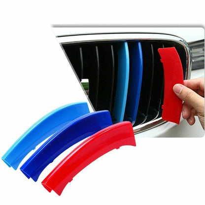 Front Grill Decorative Trim Covers For BMW F10 F30 BMW 3 5 Series M Performance