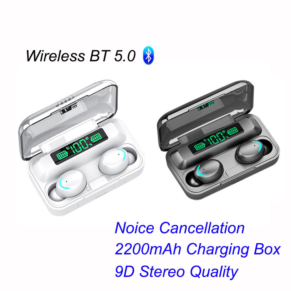 Bluetooth Wireless Earbud for iPhone Samsung Headphone Noise Cancelling Earphone