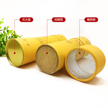 1Pc 7Cm Moxibustion Sliver Coarse Moxa Sliver Mugwort Roll Wormwood Column艾条艾草艾灸