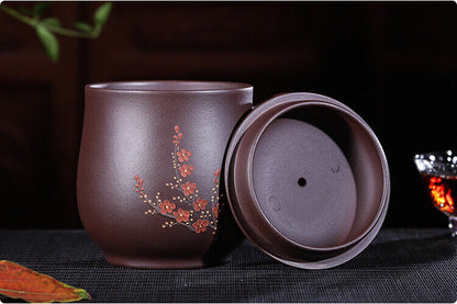 Chinese Yixing Zisha Clay Puyu Teacup,420cc