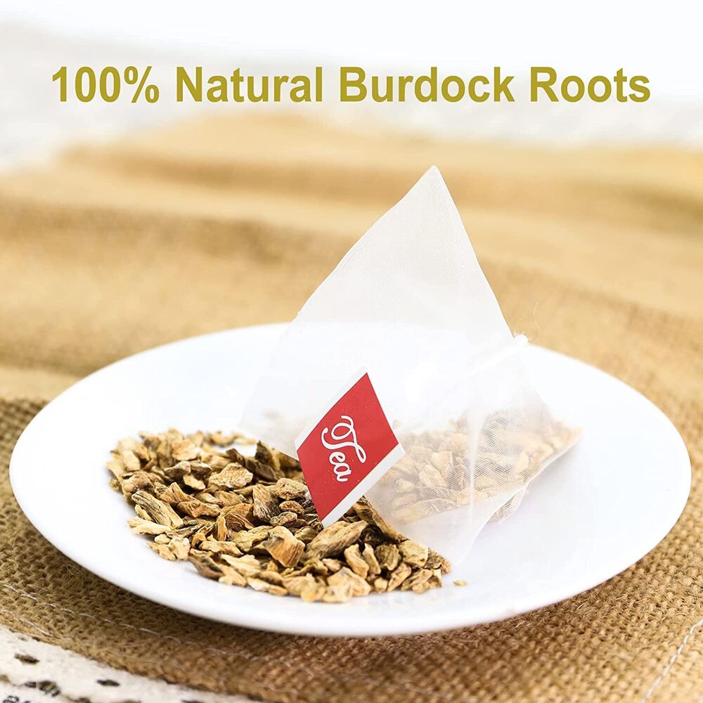 2023 FullChea Burdock Root Tea Bags 40 Teabags 2.5g/bag Premium Herbal Tea
