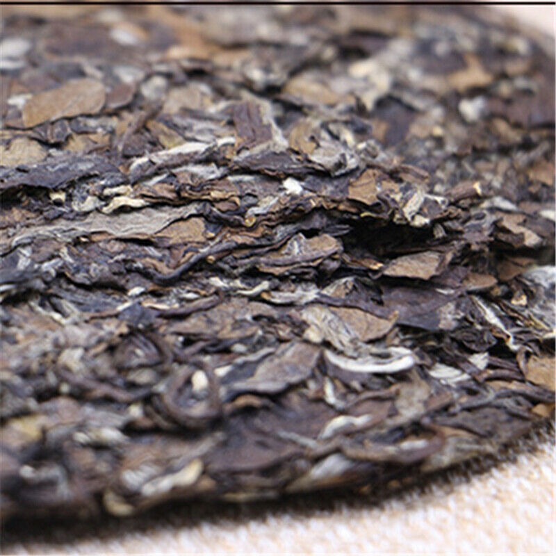Premium Fuding White Tea Shoumei Date Fragrant White Tea Cake Chinese Tea 12.3oz