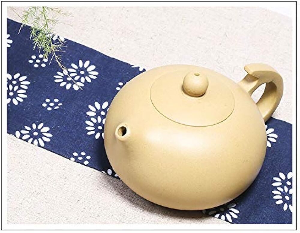 Yixing zisha Clay Teapot 8oz Chinese Xishi tea Pots Yellow Mud Purple sand Pot