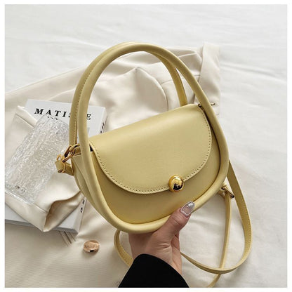 Shoulder Bags Leather Crossbody Bag Handbags Vintage Versatile 18*14*9 cm Black