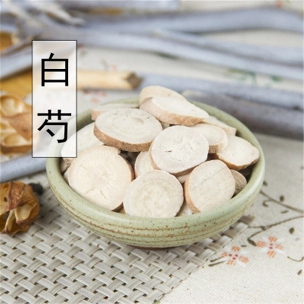 Chinese Herb White Peony Root Paeonia lactiflora Baishao Slices 白芍片 100g-500g