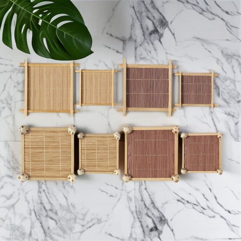 Straw Tea Mat|Coaster|Teacup Mat|Cup Pad|Tea Accessories