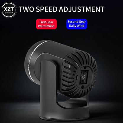 24v 130 Car Heater Portable Electric Heating Fan Defogger Defroster Demister Us