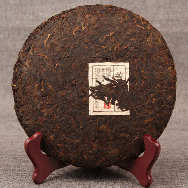 Puer Tea Top Old Shu Puerh Black Tea Collection Ripper 357g Yunnan Qizi Cake-