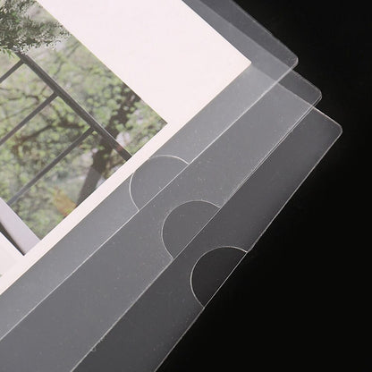 Document Protector 30Pcs A4 PP Plastic Paper Files Clear Cut Flush Folder Sheets