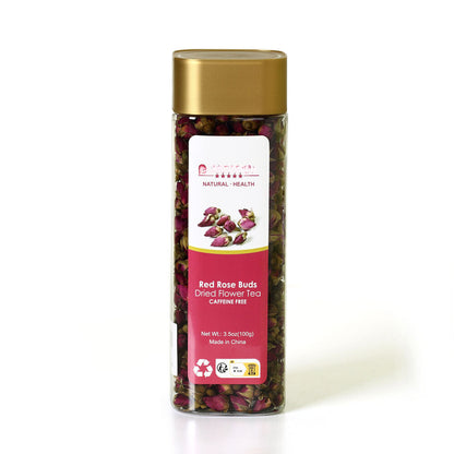 100g/3.52oz Red Rose Bud Dried Edible Petal Flower Herbal Tea