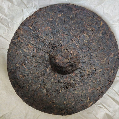 1999 Yunnan Long Ma Tong Qing Pu Er Tea Cake Yiwu Mt. Old Tea Ripe Puer Tea 357g