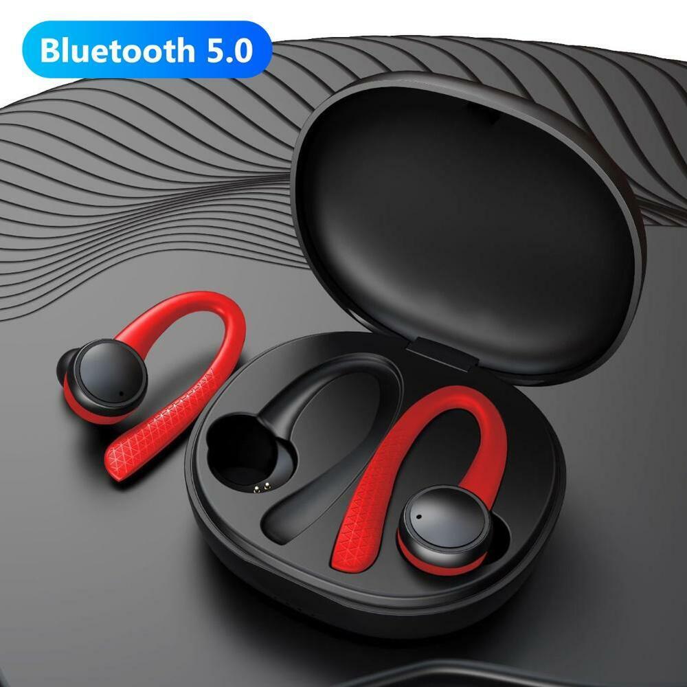 Bluetooth 5.0 Headset TWS Wireless Earbuds Earphones Stereo Headphones Ear Hook