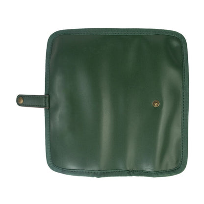 Cigars Bag PU Leather Travel Case Vintage Waterproof Tobacco Organizer 7.7x7.7in