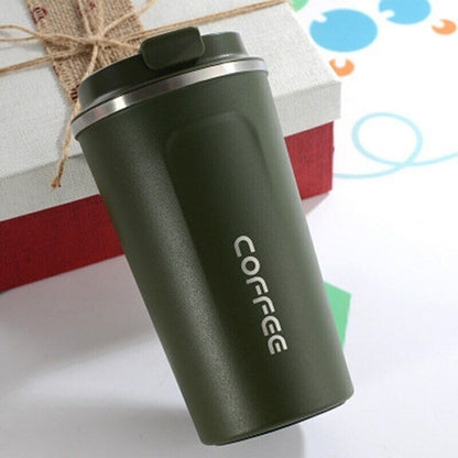 1Pc Stainless Steel Coffee Mug Thickened Thermos Mugs Double Wall Vacuum Flask