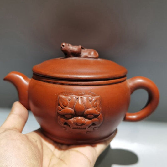 chinese yixing purple clay teapot tea set pot zisha ceramic cute decor figurine