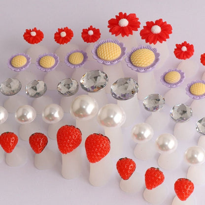 Nail Art Tools 8Pcs Soft Silicone Foot Finger Divider DIY Pedicure Toe Separator