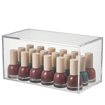 Storage Boxes Acrylic Office Supply Food Container Display Case 20.3x10.3x10.3cm