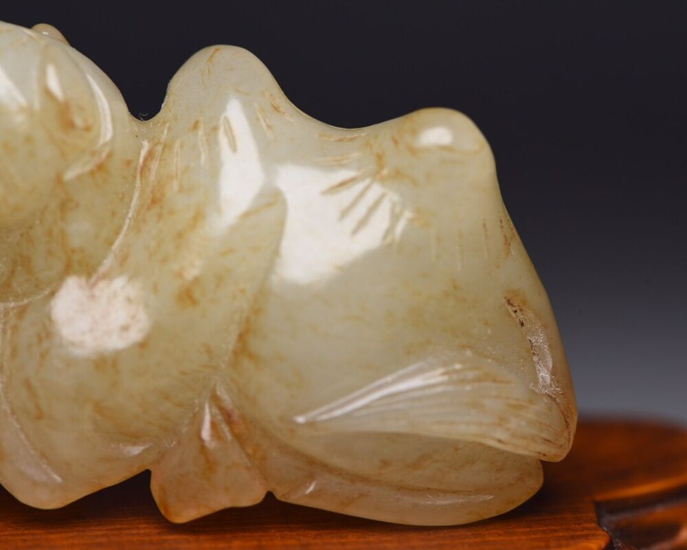 Chinese Old Natural Jade Hand Carved Hetian Jade Camel Figurine Statue Nice Art