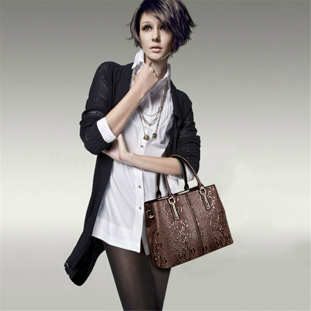 Women Ladies Leather Handbag Shoulder Bag Messenger Crossbody Tote Purse Satchel