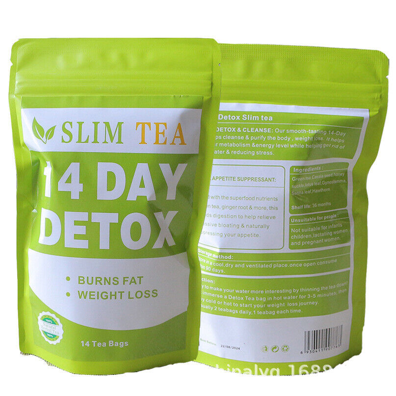 14 Days Detox Natural Slimming Tea Weight Loss Herbal Tea 3g*14 Bags