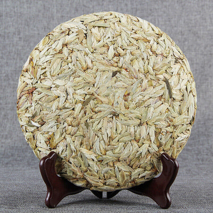 357g Chinese White Bud Puerh White Tea Cake Yunnan Early Spring Pu-Erh Tea Tasty