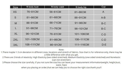 Women One-Piece Swimsuits Push Up Swimwear Patchwork Mesh Backless Bathing Suits