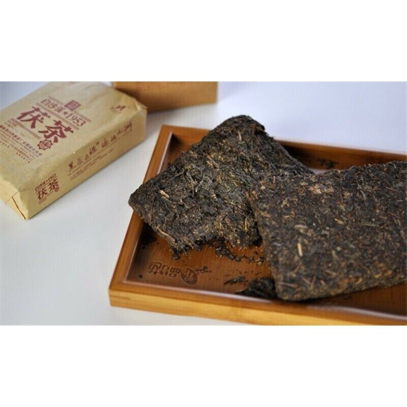 The Antifatigue Hunan Dark Tea Jinhua Fu Brick Tea Nature Chinese Black Tea 338g