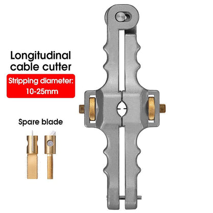 Longitudinal Opening Knife Sheath Cable Slitter Fiber Optic Cable Stripper SI-01
