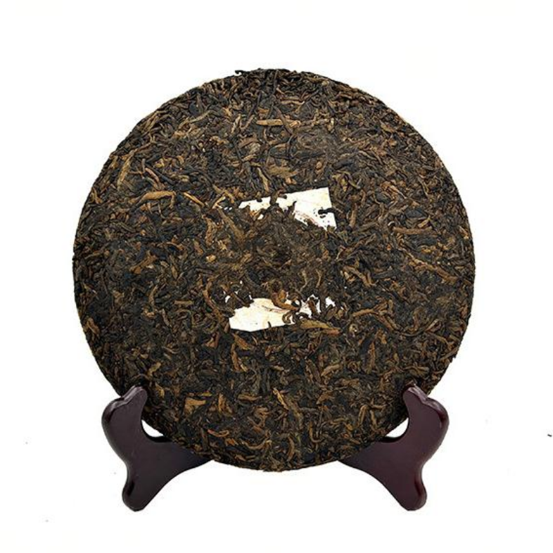 357g Yunnan Puerh Ripe Tea Golden Bud Cooked Pu-erh Tea Cake Old Pu'er Black Tea