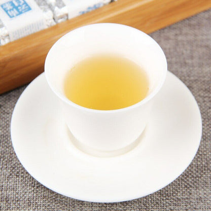 4 Pieces*5g/bag 100g Chinese White Tea 2020 Mini Yunnan Bai Cha Tea Small Cake