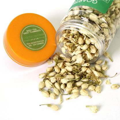 Jasmine Flower Floral Dried Buds Herbal Tea Natural Fragrance Bottled