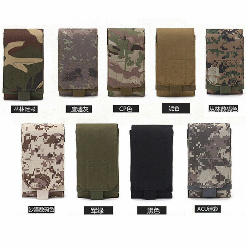 Camouflage Bag Tactical Army Phone Holder Sport Nylon Sport Camo Bags Backpack