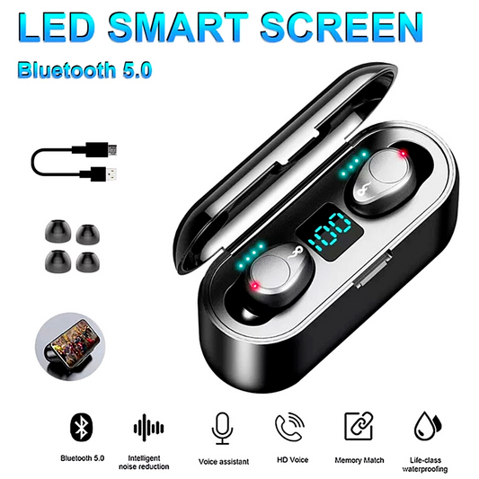 Audifonos Bluetooth 5.0 Inalambricos Auriculares Para Telefonos Celular Tablet