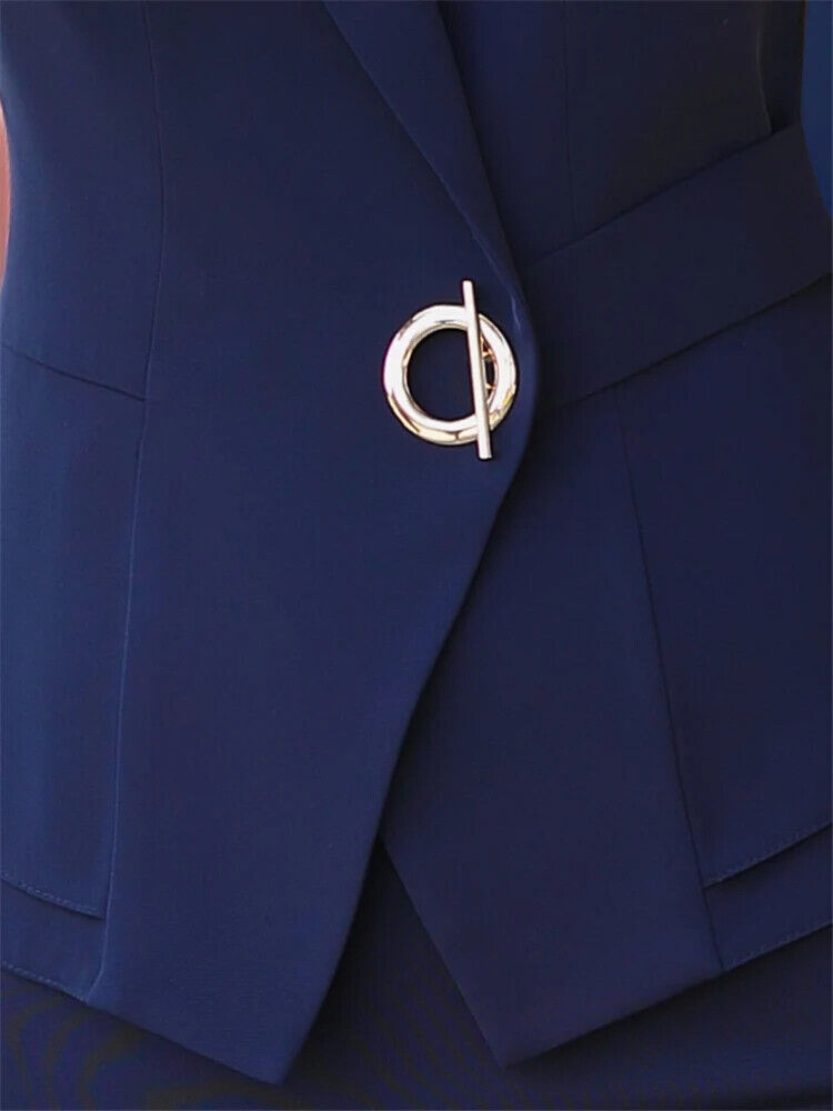 2 Piece Set Women Suits Short Sleeve Blazer Lady 2 Piece Set Women blazer Sets