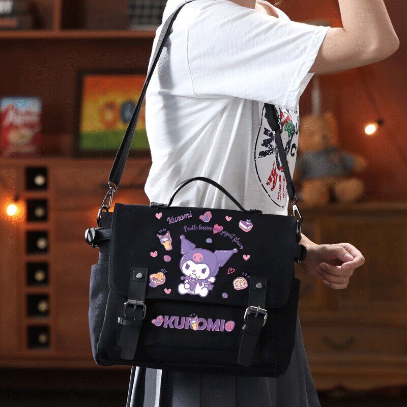 Kuromi Tote Bag Shoulder Bag Autumn Handbag Messenger Bag cross body Satchel