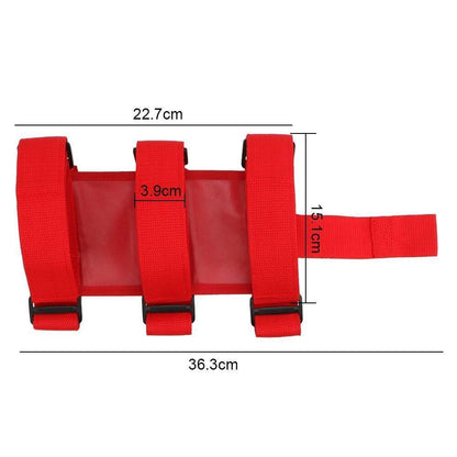 Oxford Car Roll Bar Fire Extinguisher Holder w/Strap for Jeep Wrangler TJ JK JL