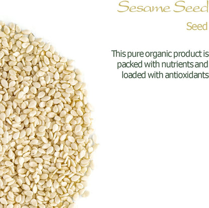 Sesame Seed White Organic Quality - Raw and Shelless 200g