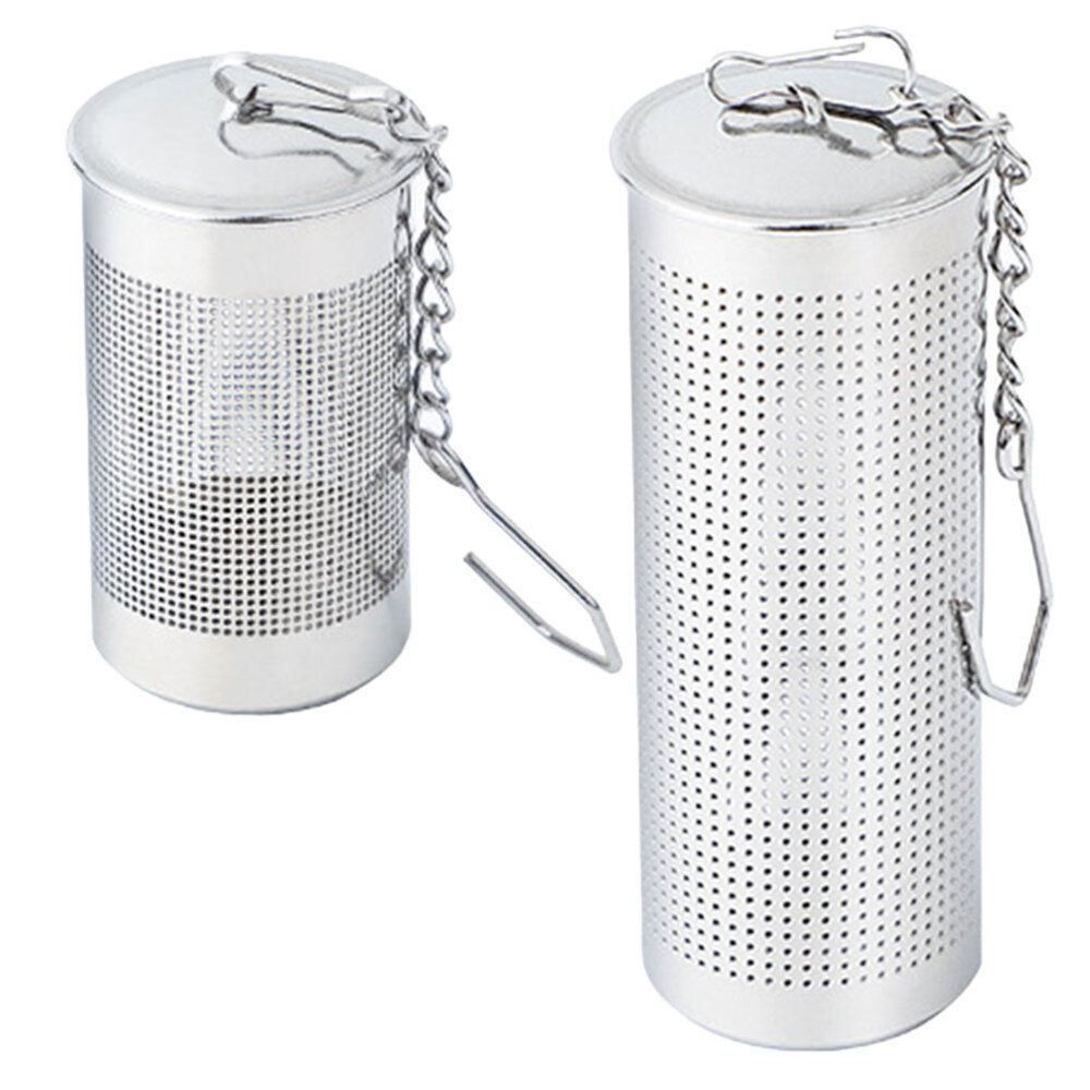 2Pcs mesh tea steeper Stainless Steel Tea Filter Metal Tea Infusers Tea Bag