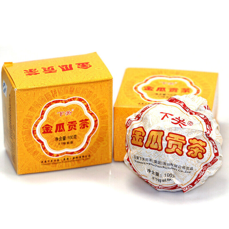 Yunnan Pu'er Tea 2013 Shimonoseki FT Special JIN GUA Tribute Puer Tuocha 100g