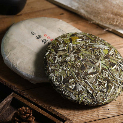 300g Fuding White Tea Fanxi White Peony White Tea Cake Organic Spring Flower Tea