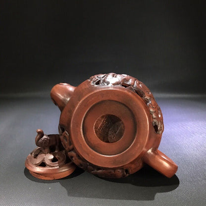 vintage chinese yixing purple clay teapot zisha ceremony teaware collection rare
