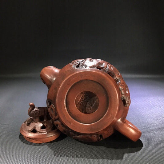 vintage chinese yixing purple clay teapot zisha ceremony teaware collection rare