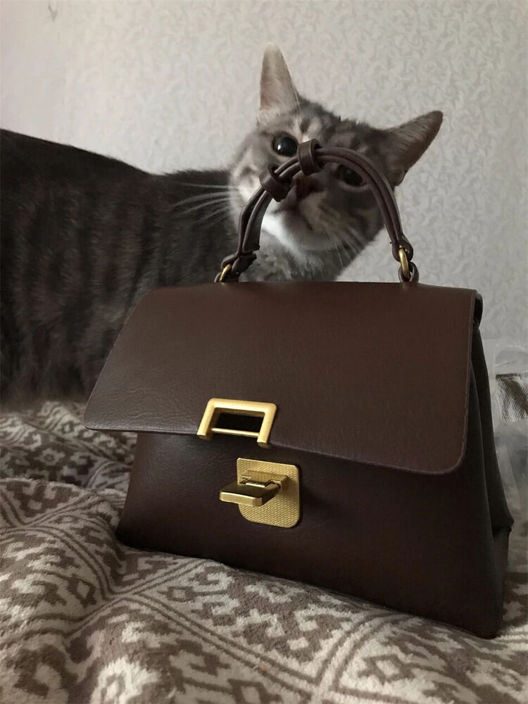 Tote Bag Winter PU Women's Handbag Purses Mini Shoulder Messenger Bag