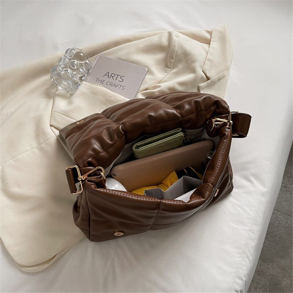 Women's Bag PU Leather Shoulder Messenger Bags Women Female Crossbody Bag