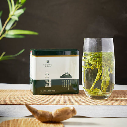 50g Premium Loose Leaf Green Tea Chinese Taiping Houkui Monkey King Green Tea