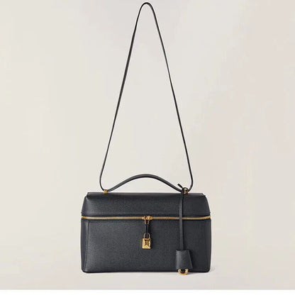 Box Bags Ladies Women Cowhide Shoulder Bag Fashion Crossbody Bag