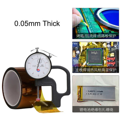 Thermal Insulation Tape Polyimide Adhesive High Temperature Heat BGA Protections