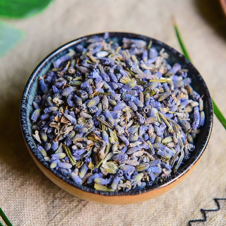 Dried Lavender Flower Lavandula Angustifolia Herbal Natural Makes A Healthy Tea