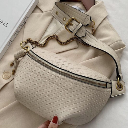 Women Fashion LEATHER Waist Belt Bag Ladies Crossbody Fanny Pack Luxury Travel