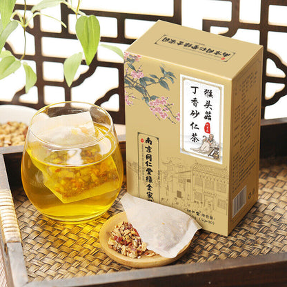 Monkey's head mushroom and clove sand nut tea 猴头菇丁香茶砂仁茶 补肾助阳、温脾止泻 30包/盒